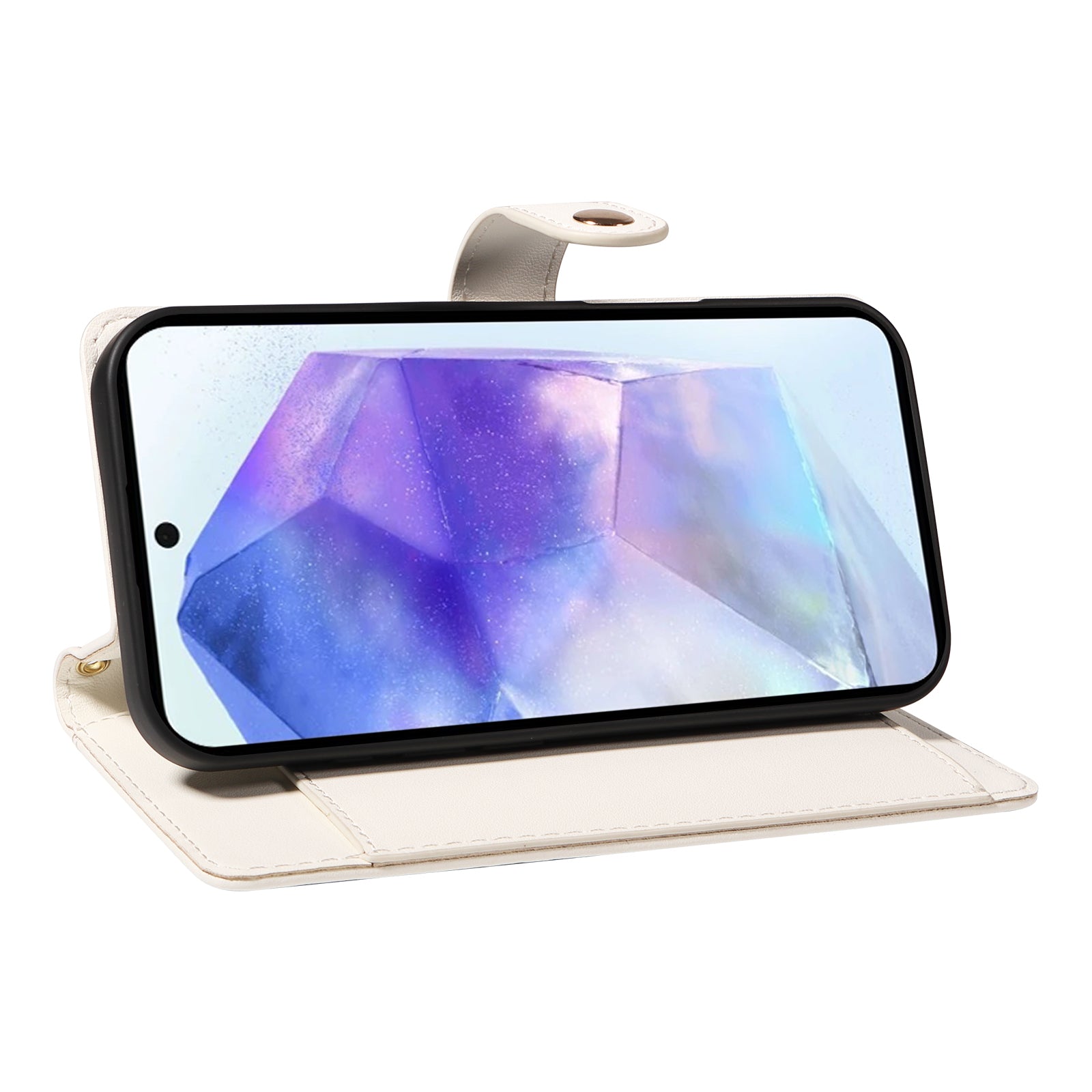 Capa Rhombus Strap para Samsung A55 5G