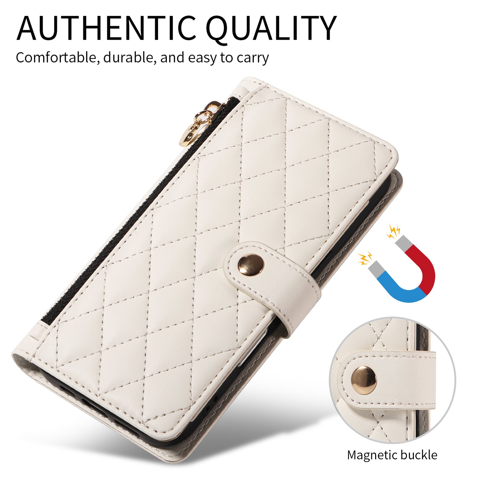 Capa Rhombus Strap para Samsung A55 5G