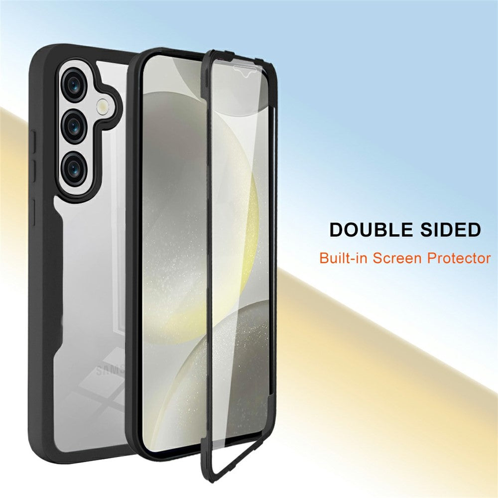 capa clearframe híbrida em acrílico e tpu samsung a36 5g