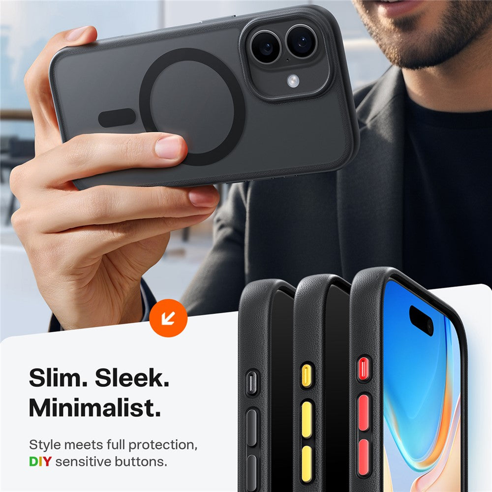 capa torras magsafe matte em pc e tpu para iphone 17