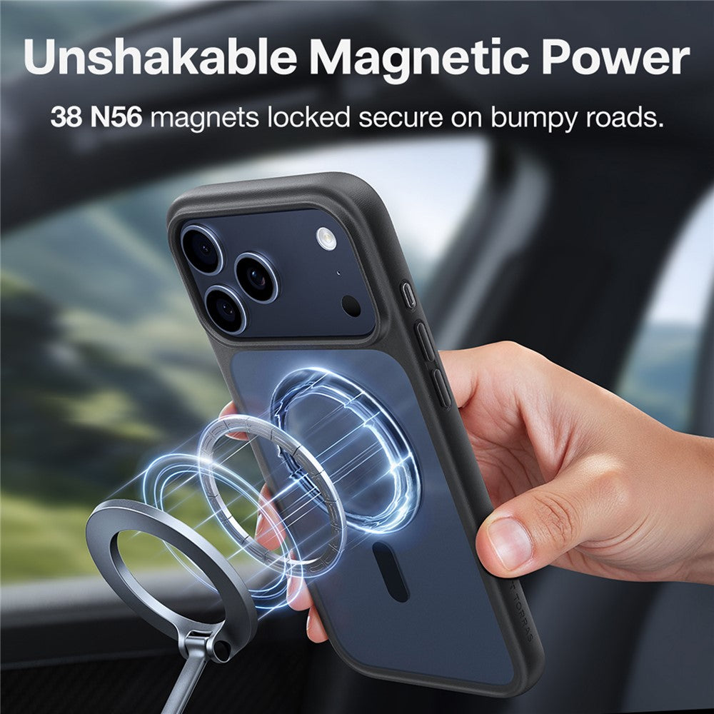 capa elegante torras matte magsafe para iphone 17 pro