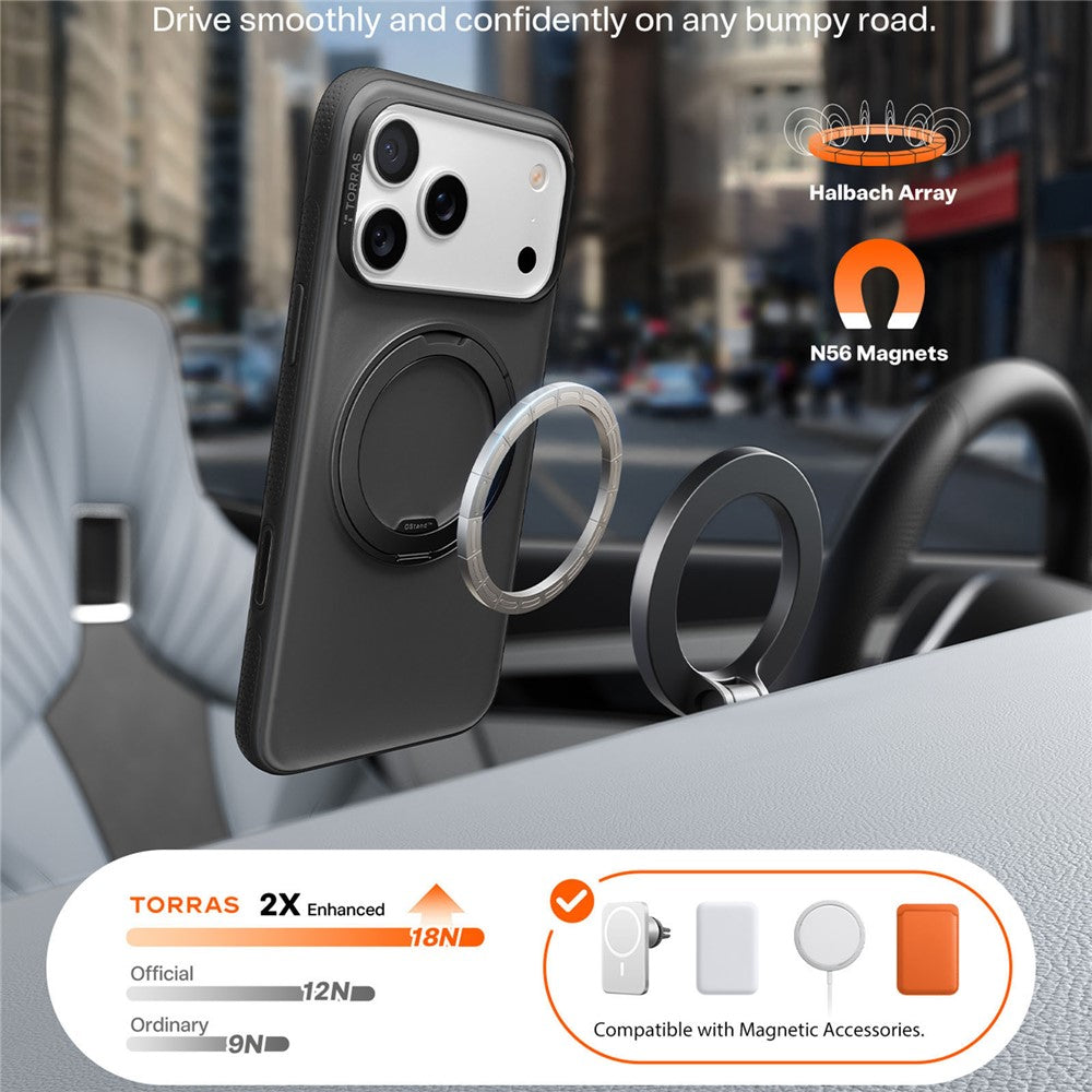 Capa TORRAS Ostand O3 Fitness Series para iPhone 17 Pro