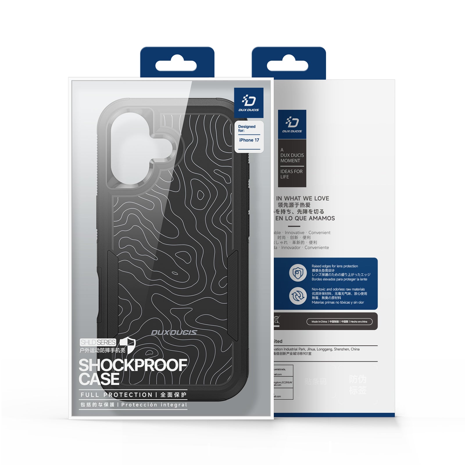 Capa Dux Ducis SHLD MagSafe para iPhone 17