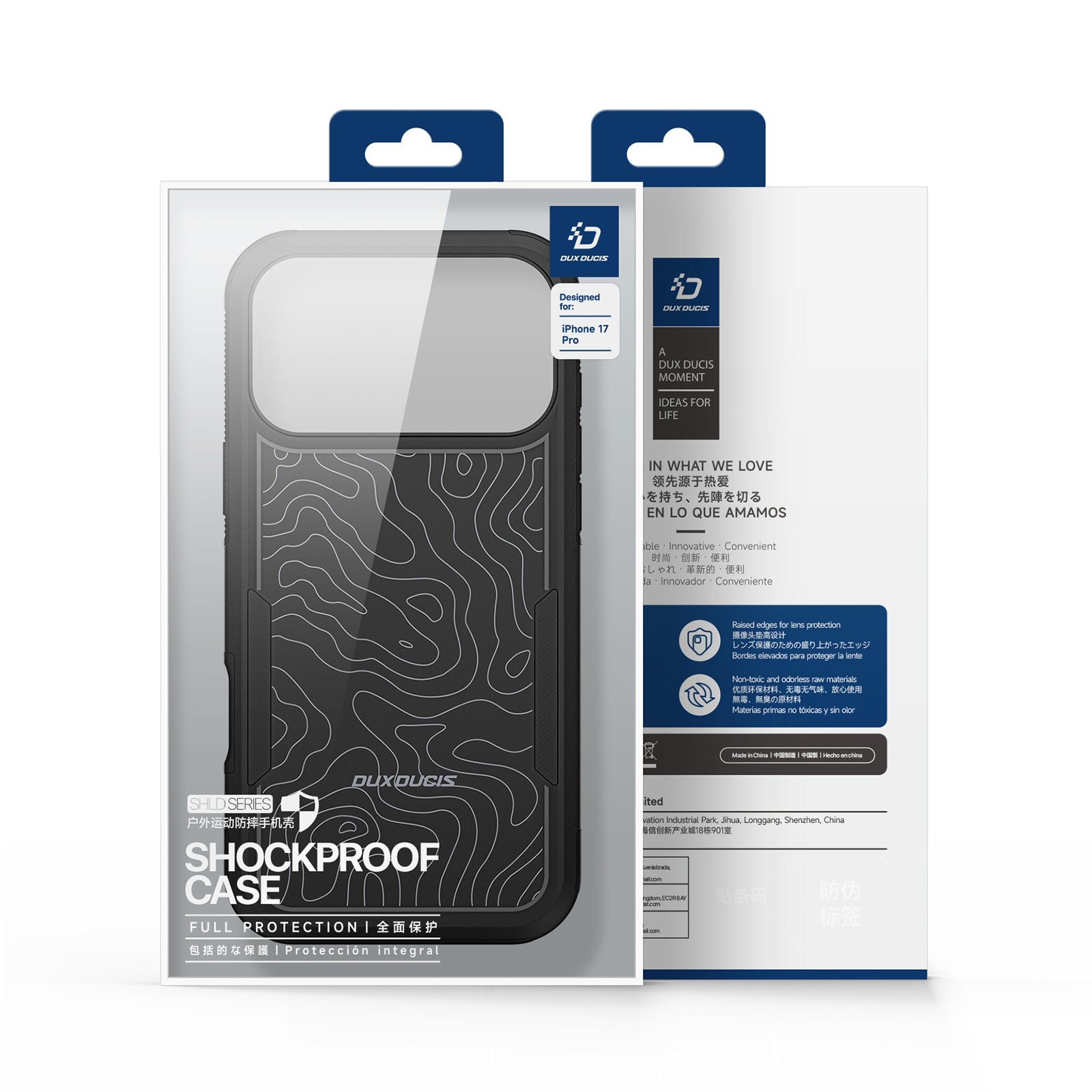 Capa Dux Ducis SHLD MagSafe para iPhone 17 Pro