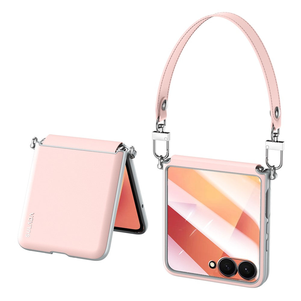 capa strapleather para samsung z flip7 5g