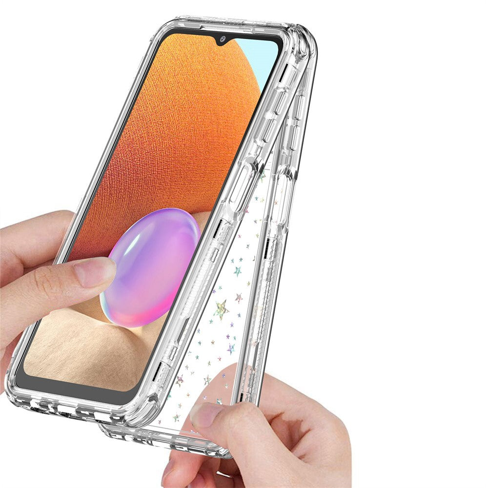 capa decorativa laser stars samsung a13 5g