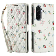 capa floral carteira samsung a36 a56 com relevo