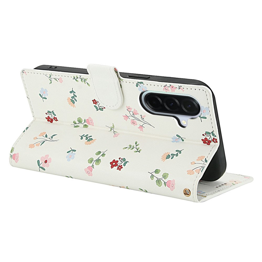 capa rhombus floral para galaxy a36 5g e a56 5g