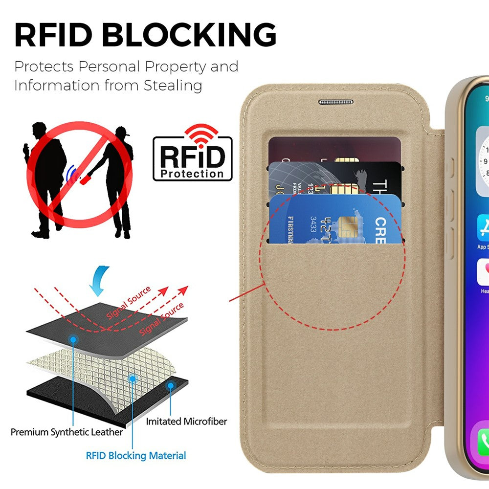 Capa LeatherShield Mag para iPhone 17