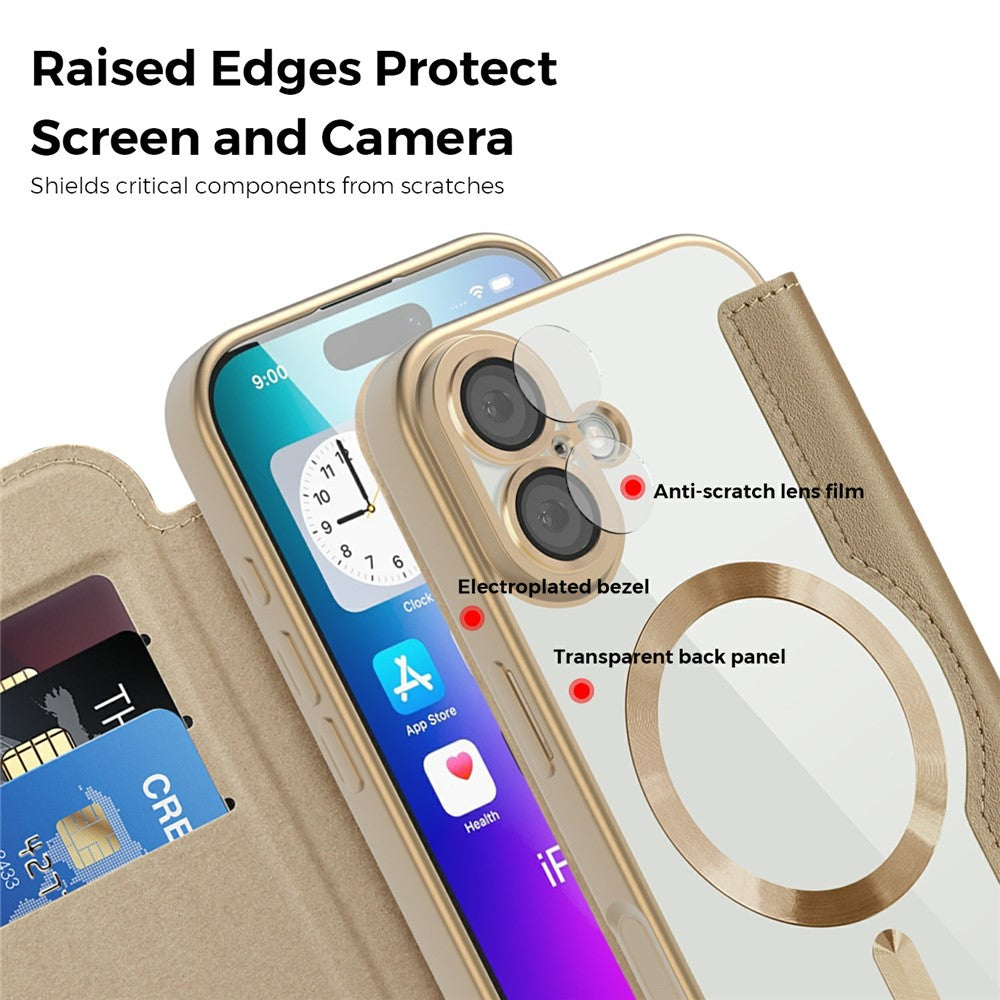 Capa LeatherShield Mag para iPhone 17