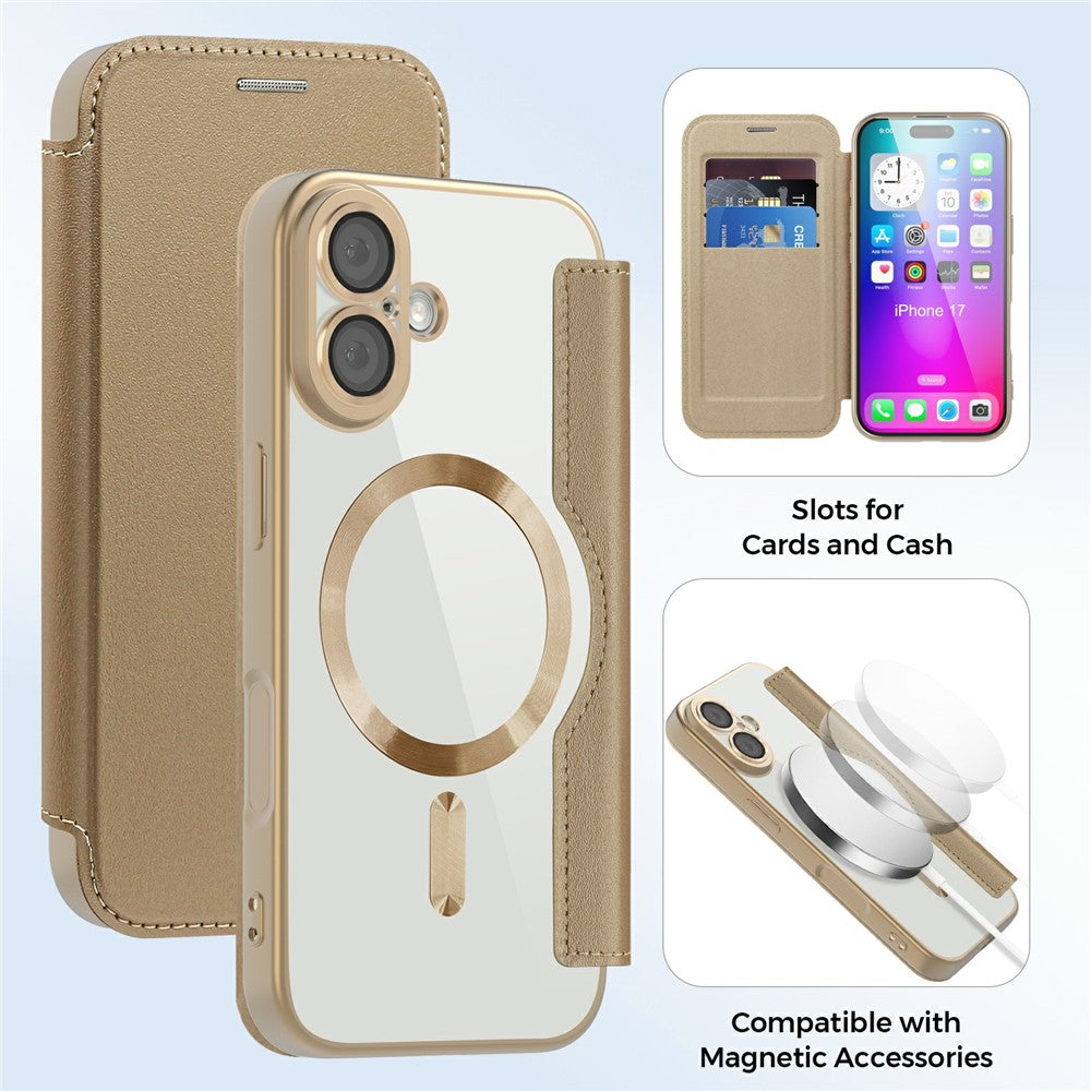 Capa LeatherShield Mag para iPhone 17