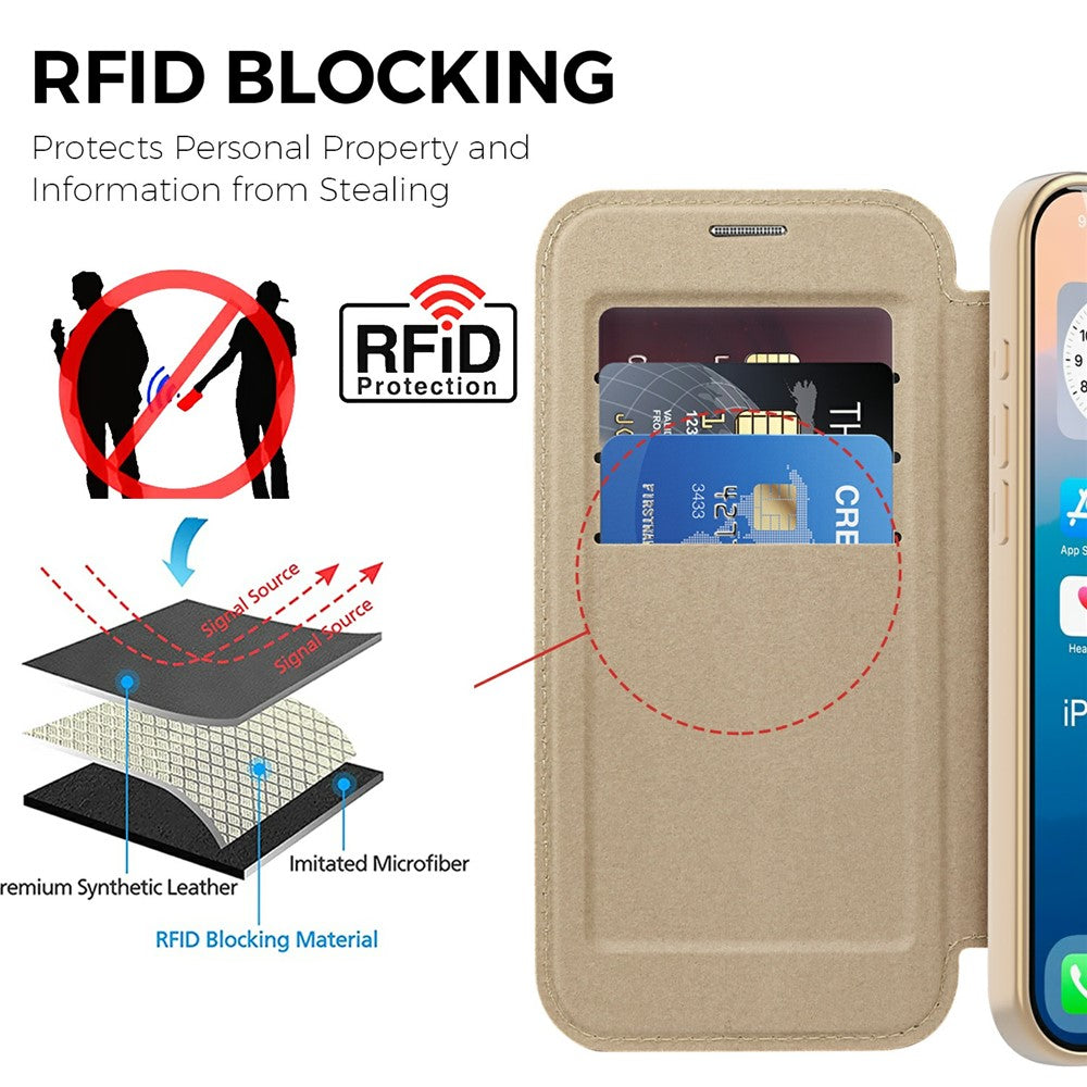 Capa LeatherShield Mag para iPhone 17 Pro Max
