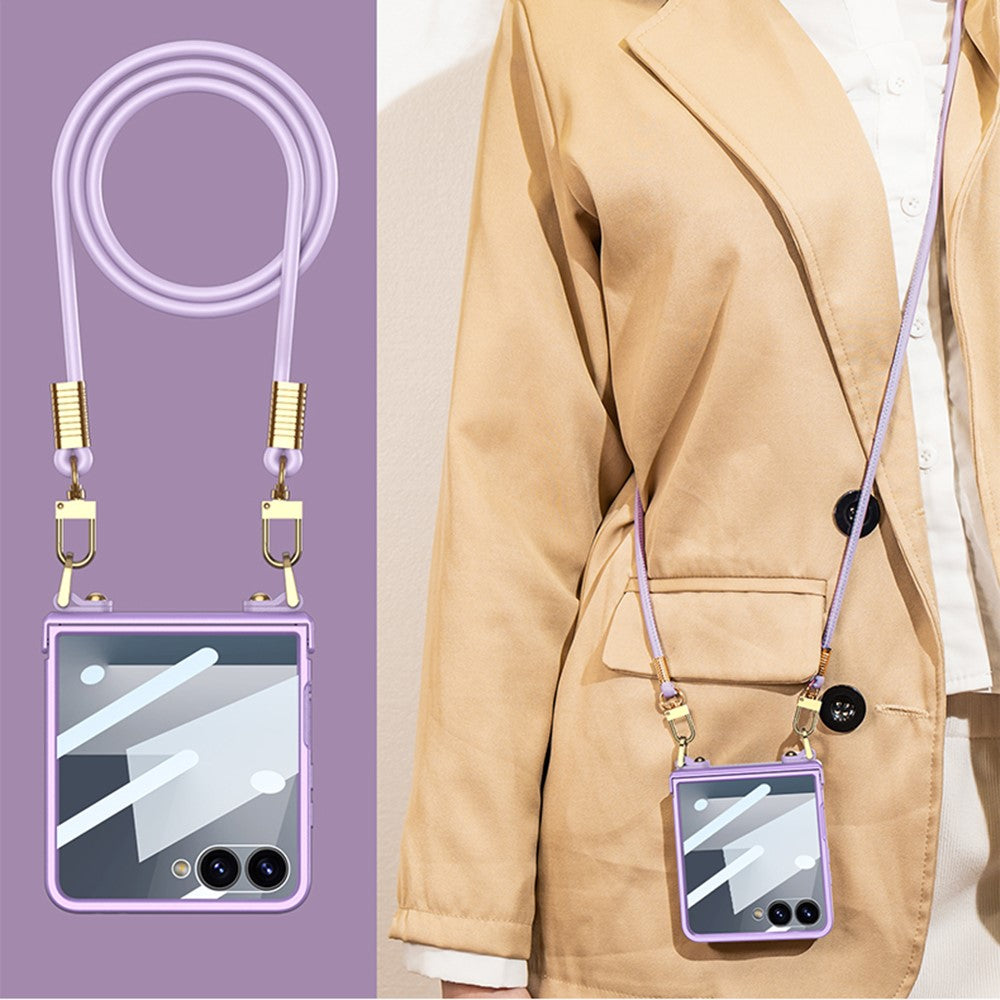 Capa FlexGlass com Alça para Samsung Z Flip7 5G