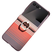 capa ringshield com vidro temperado para samsung z flip7 5g