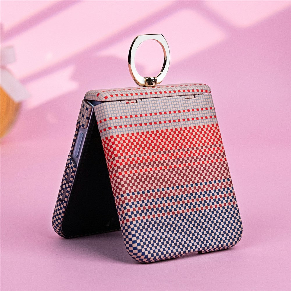 capa rígida com vidro protetor samsung z flip7