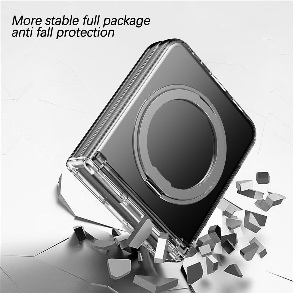 capa protetora fina transparente samsung z flip7
