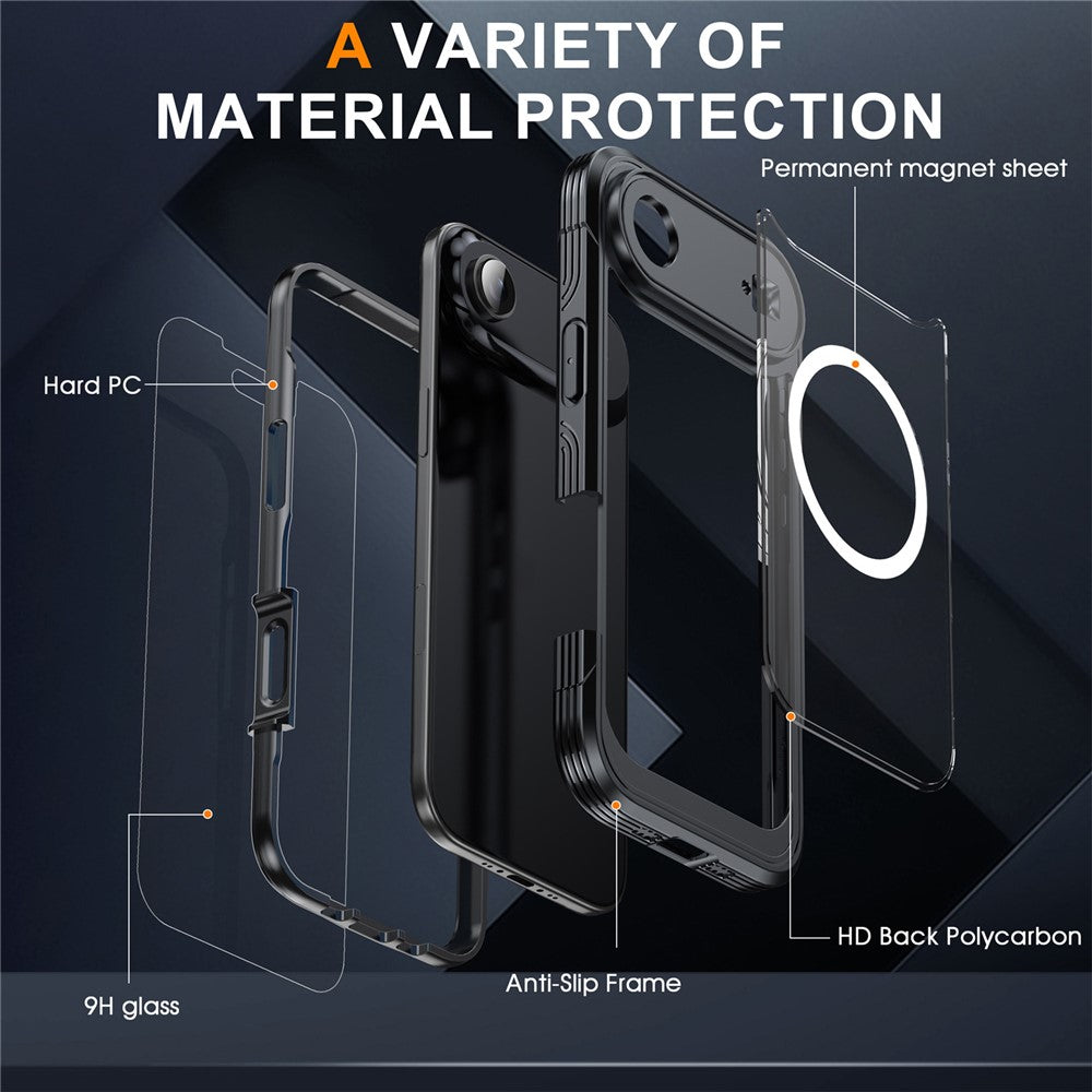 Capa MagArmor Pro p/ iPhone 17 Air com Vidro Temperado -  .