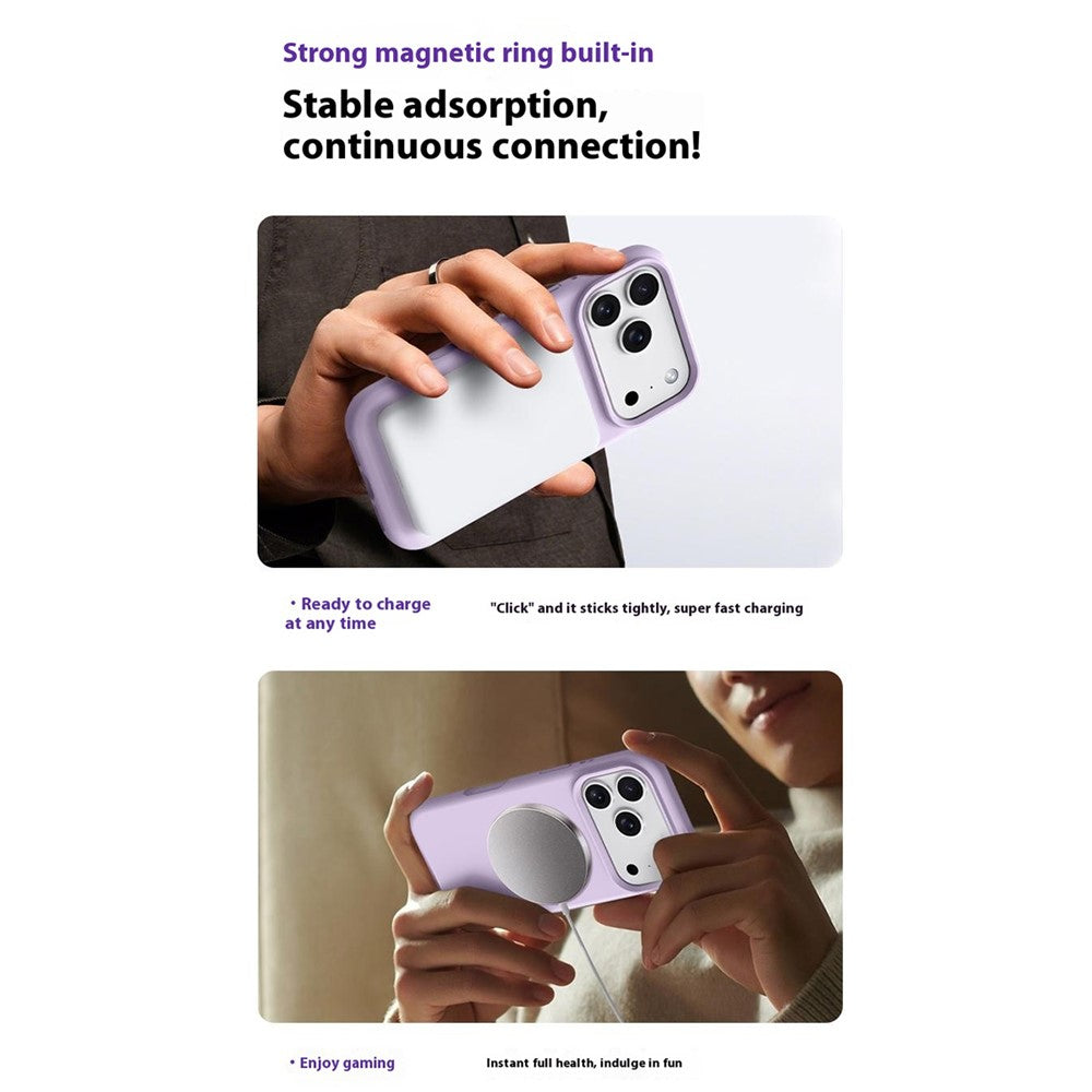 Capa MagFlex Silicone para iPhone 17 Pro Max com MagSafe