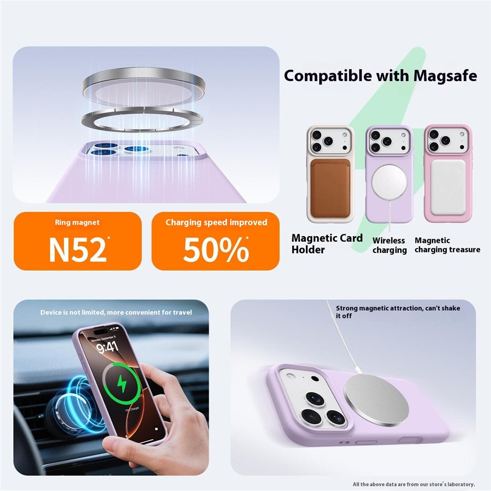Capa MagFlex Silicone para iPhone 17 Pro com MagSafe