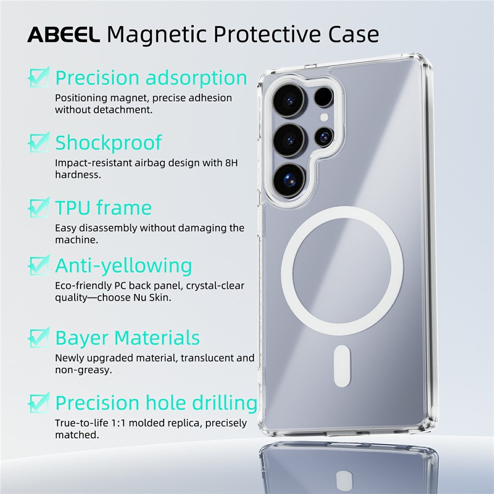 Capa Abeel Clear Mag para Samsung S25 Edge