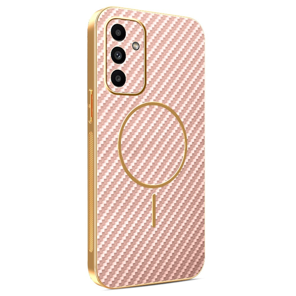 capa carbon electro para samsung a15 5g com textura fibra de carbono