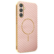 capa carbon electro para samsung a25 5g com textura fibra de carbono