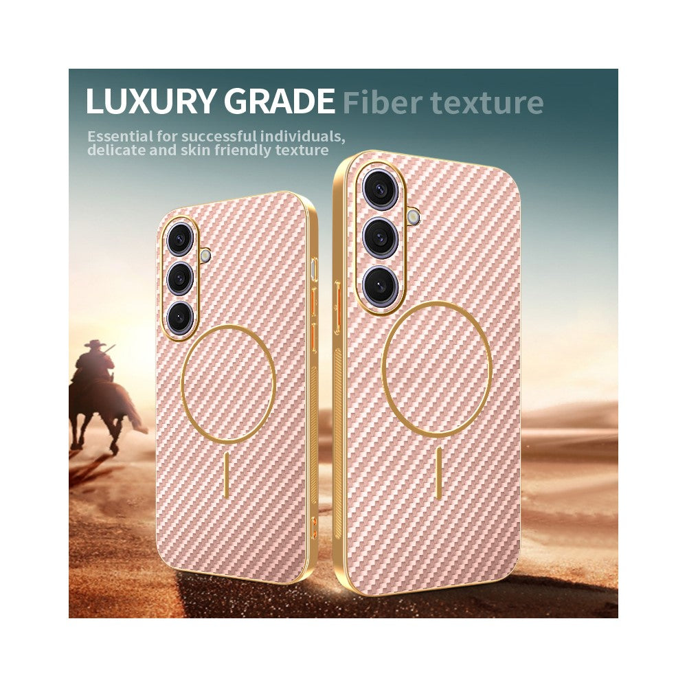 capa samsung s25 plus elegante fibra de carbono e design premium