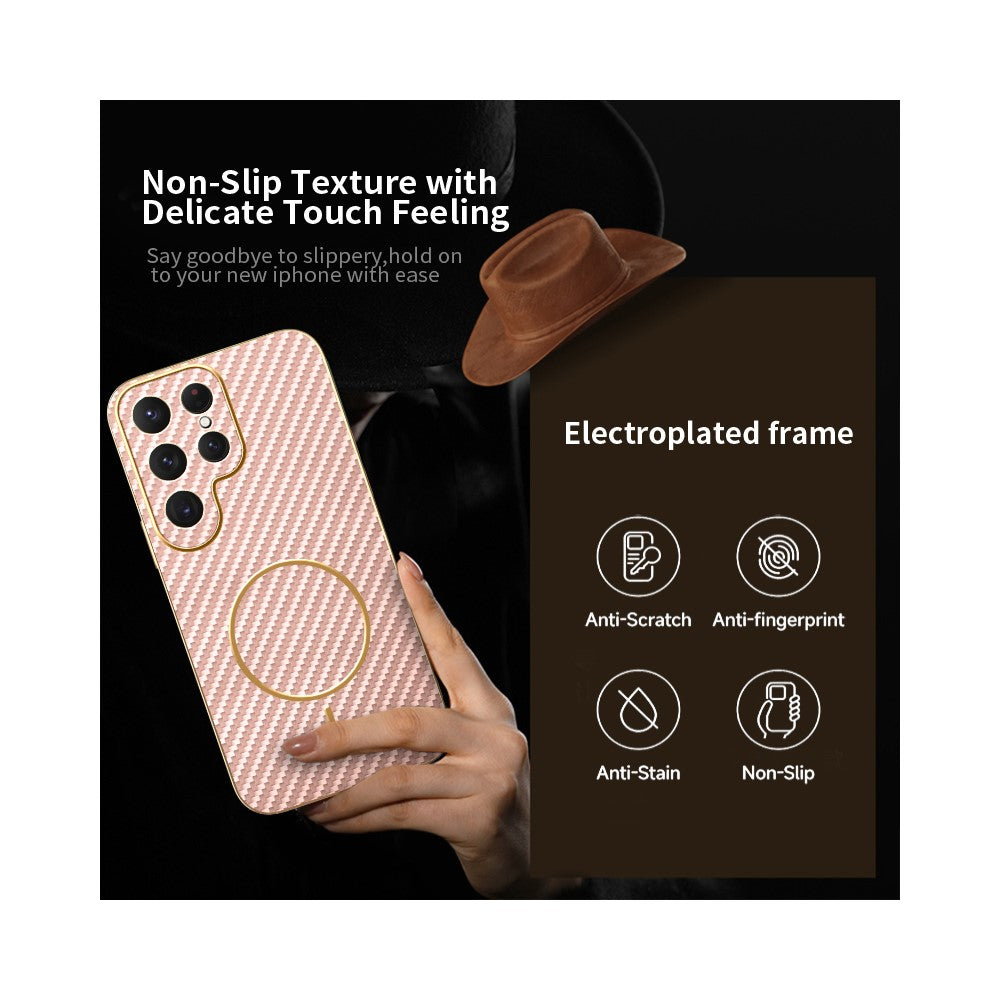 Capa Carbon Electro para Samsung S25 Ultra