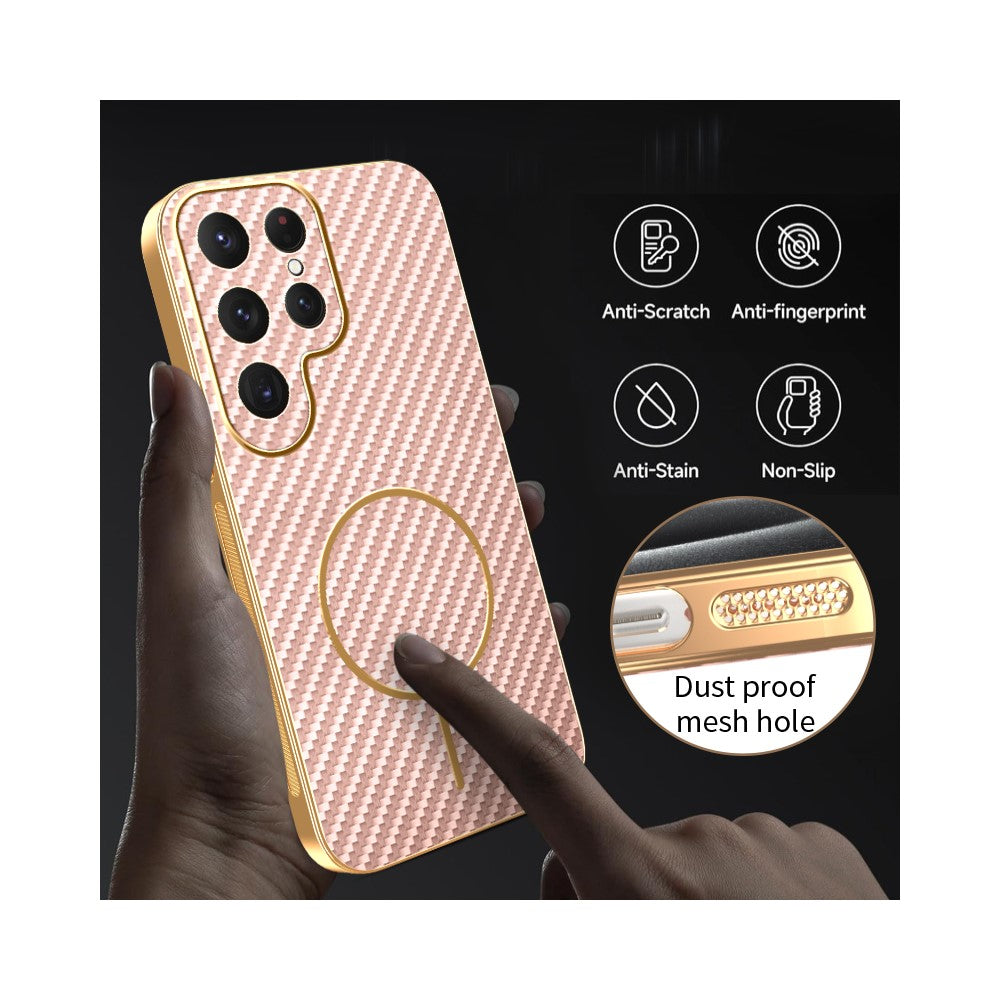 Capa Carbon Electro para Samsung S25 Ultra
