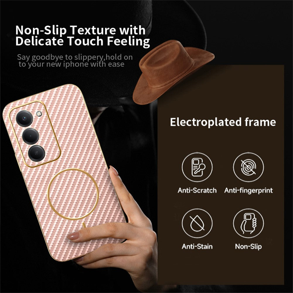 capa carbon electro premium tpu para redmi 15 5g