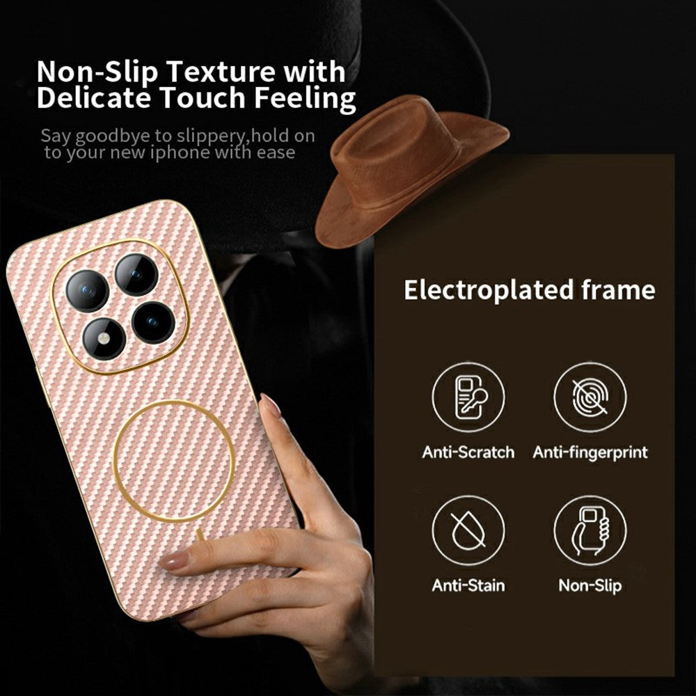 Capa Carbon Electro para Xiaomi Redmi Note 15 Pro Plus 5G