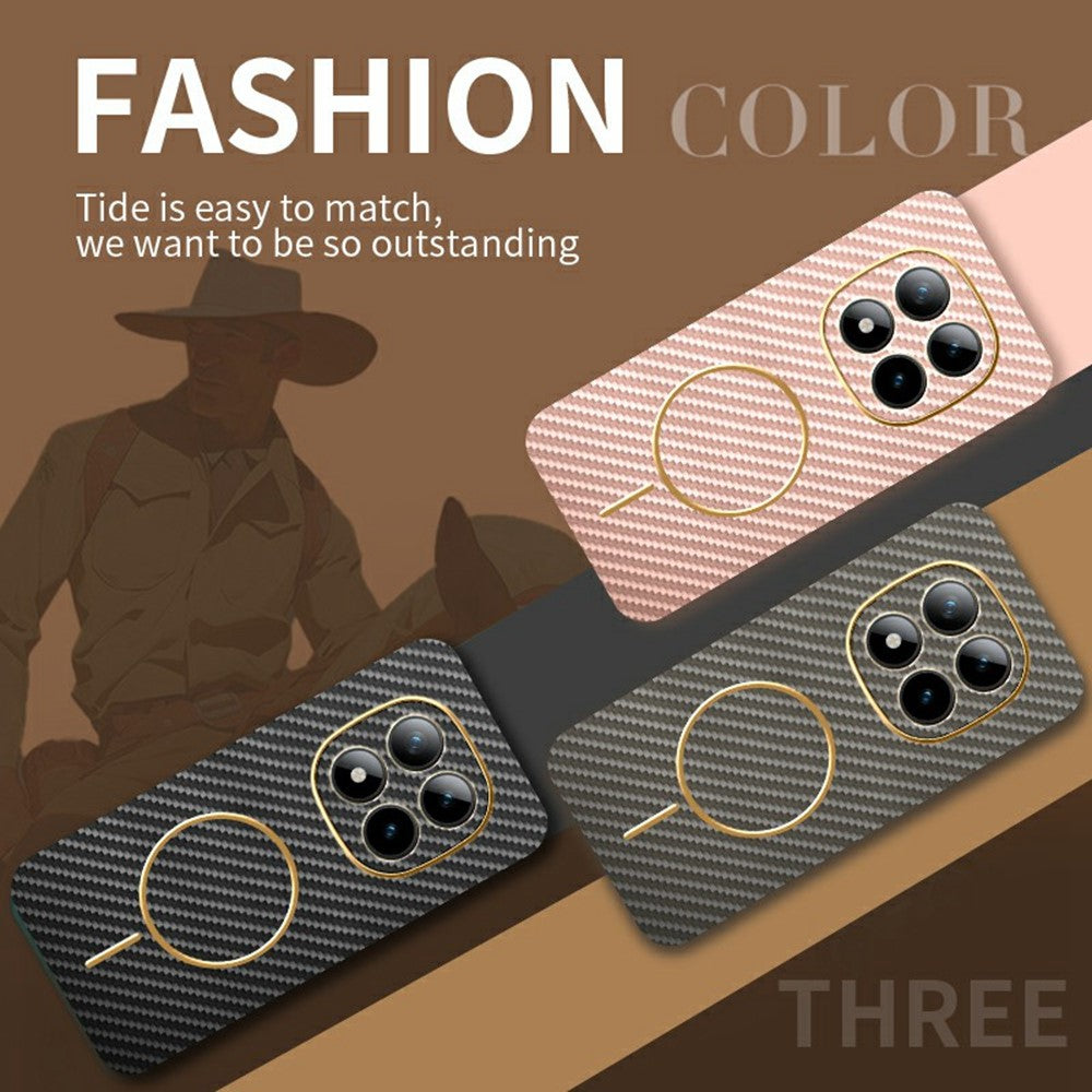 Capa Carbon Electro para Xiaomi Redmi Note 15 Pro Plus 5G