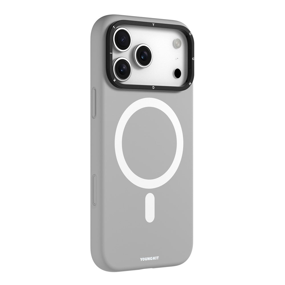 Capa Youngkit Lens Kickstand Silicone para iPhone 17 Pro