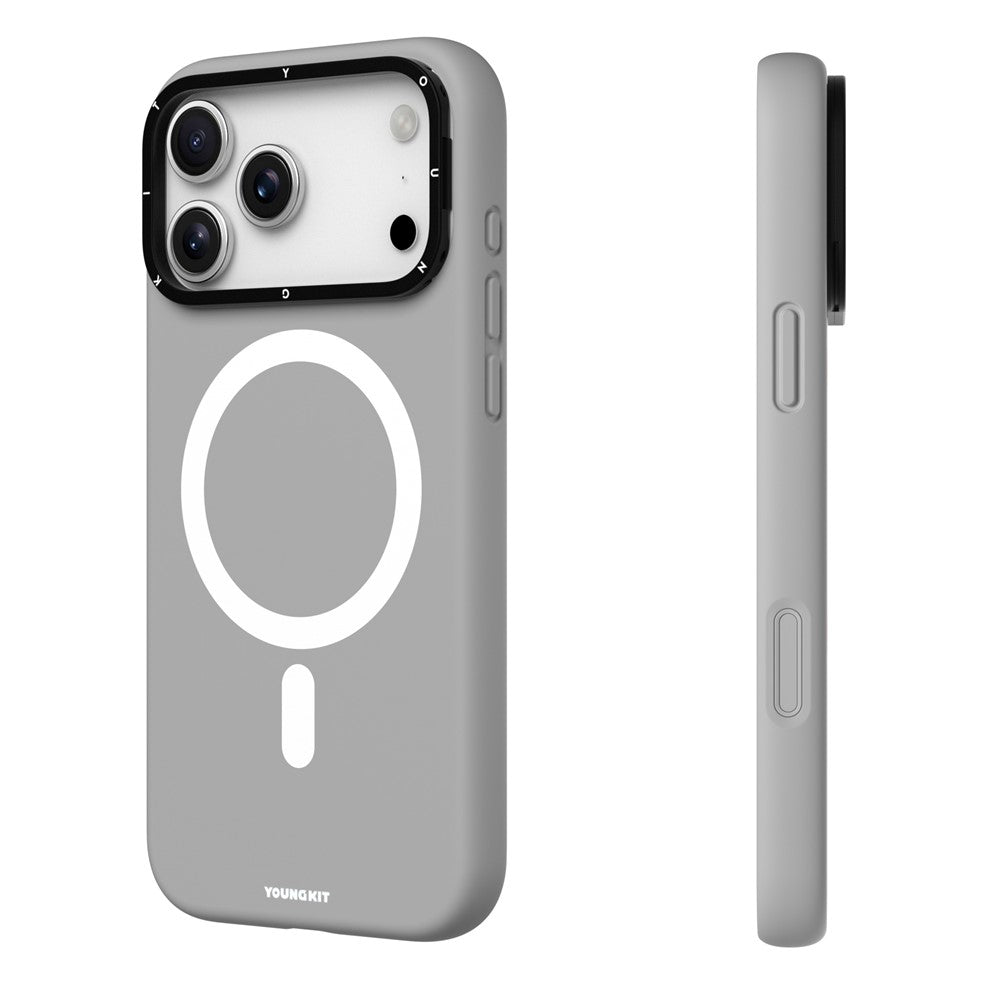 capa protetora com suporte de câmara iphone 17 pro youngkit