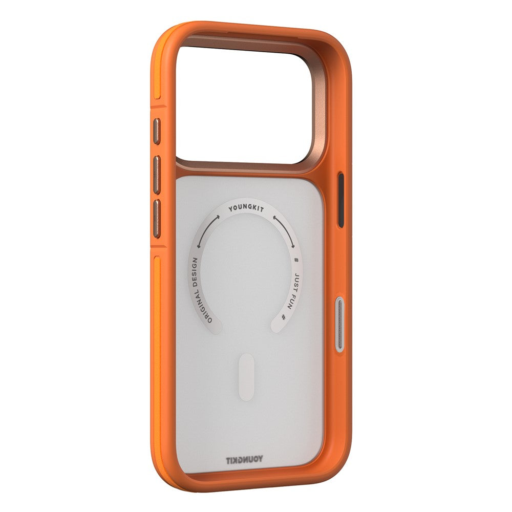 capa fina e resistente youngkit magsafe iphone 17 pro