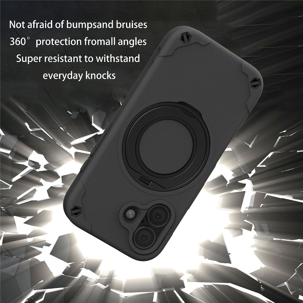 capa premium mcg style preta anti-choque para iphone 17