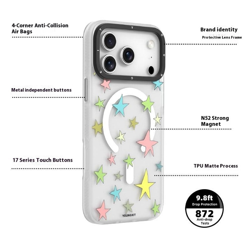 Capa Youngkit Sweetheart Story Series para iPhone 17 Pro Max