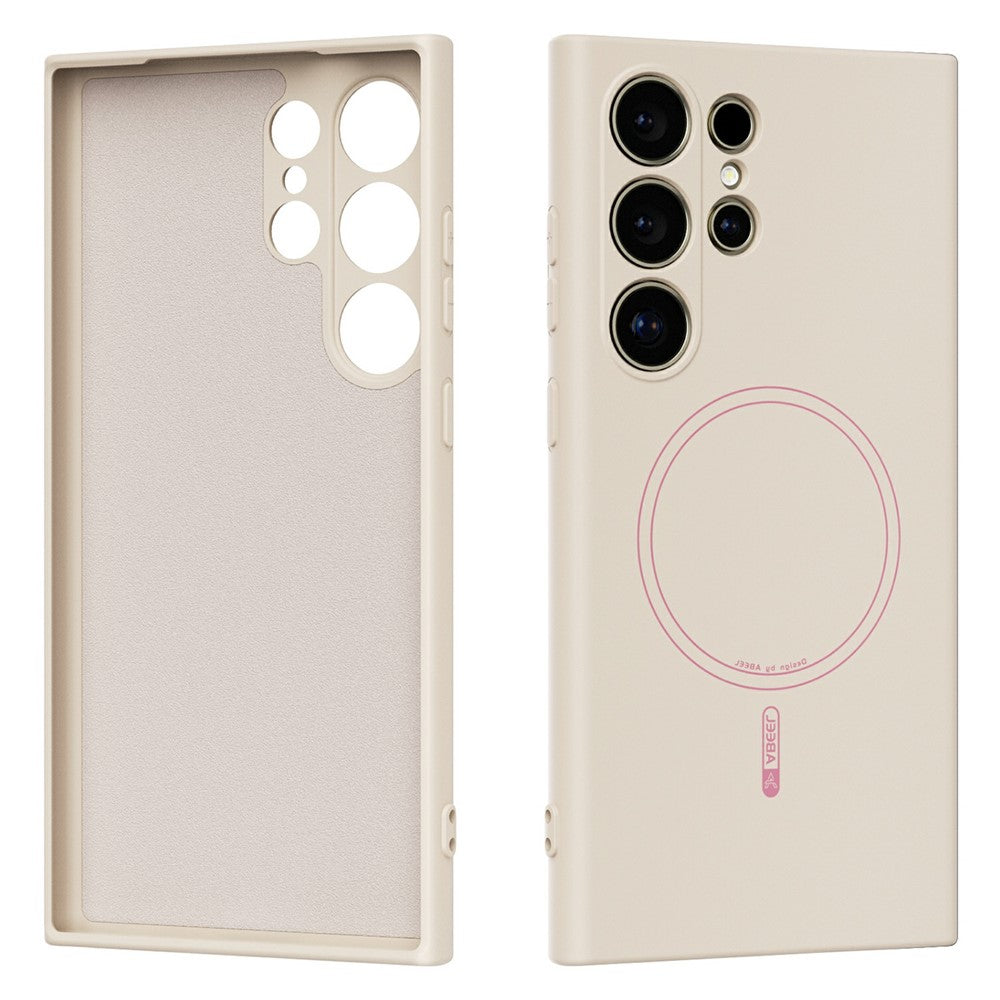 Capa Abeel em Silicone Líquido MagSafe para Samsung S24 Ultra