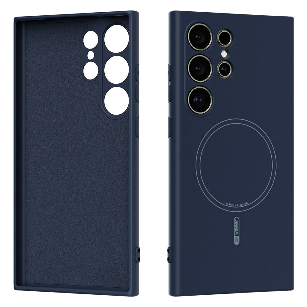 capa abeel em silicone líquido magsafe para samsung s24 ultra