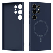 capa abeel em silicone líquido magsafe para samsung s24 ultra