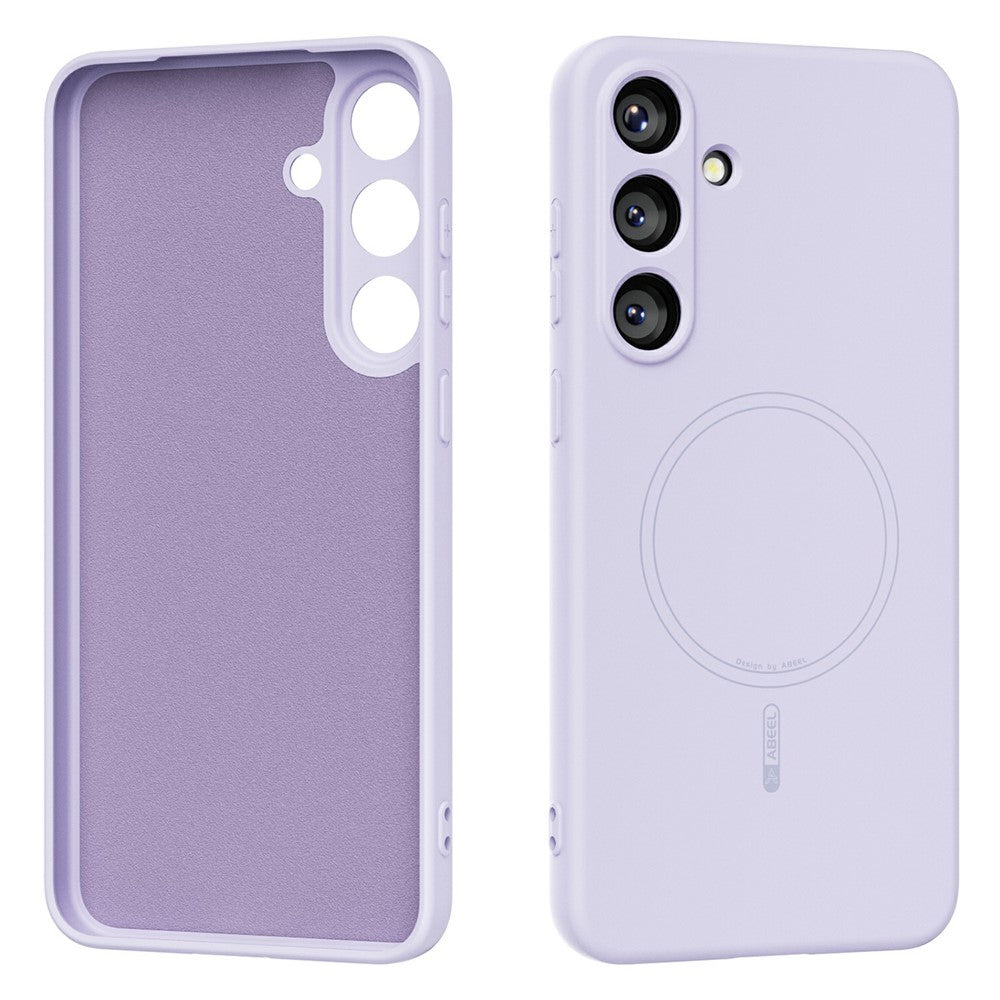 Capa Abeel em Silicone Líquido MagSafe para Samsung S25 Plus