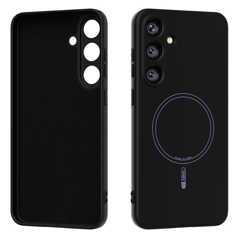 Capa Abeel em Silicone Líquido MagSafe para Samsung S25 Plus