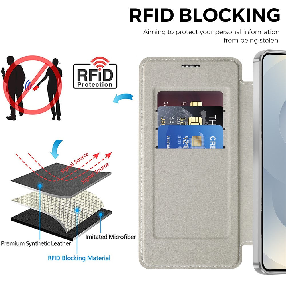 Magnetic Case with RFID Card Holder for Samsung S26 Plus