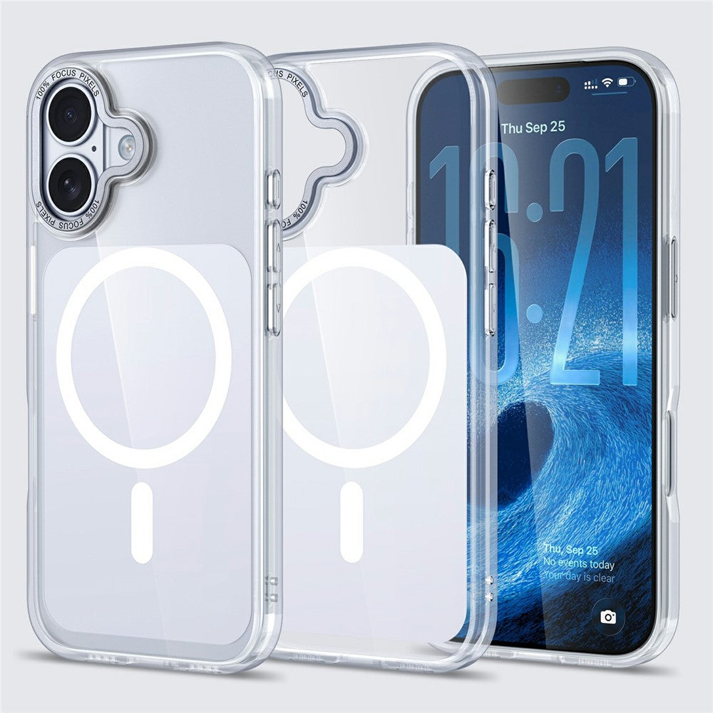 Capa Magnetic Clear MagSafe para iPhone 17