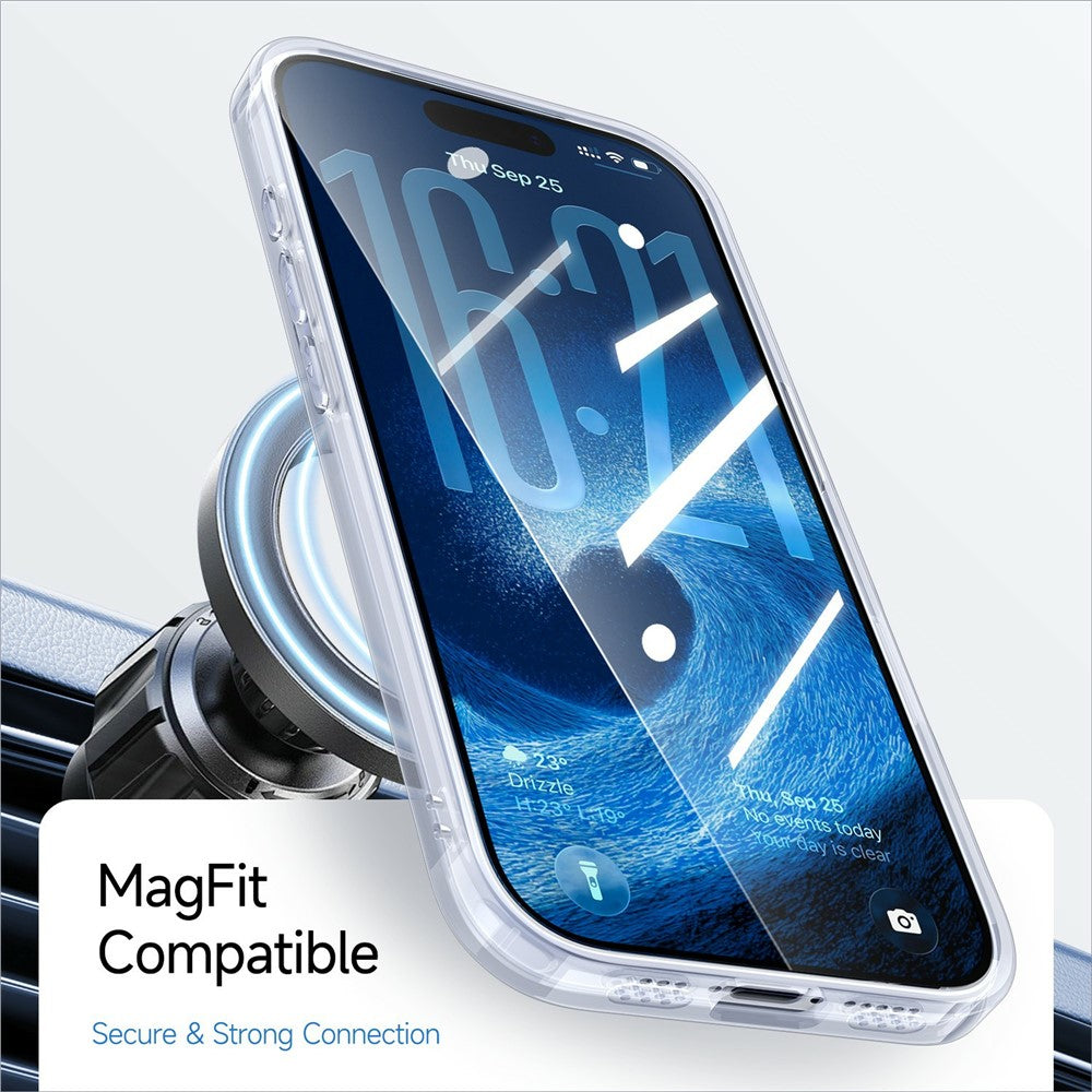 Capa Magnetic Clear MagSafe para iPhone 17