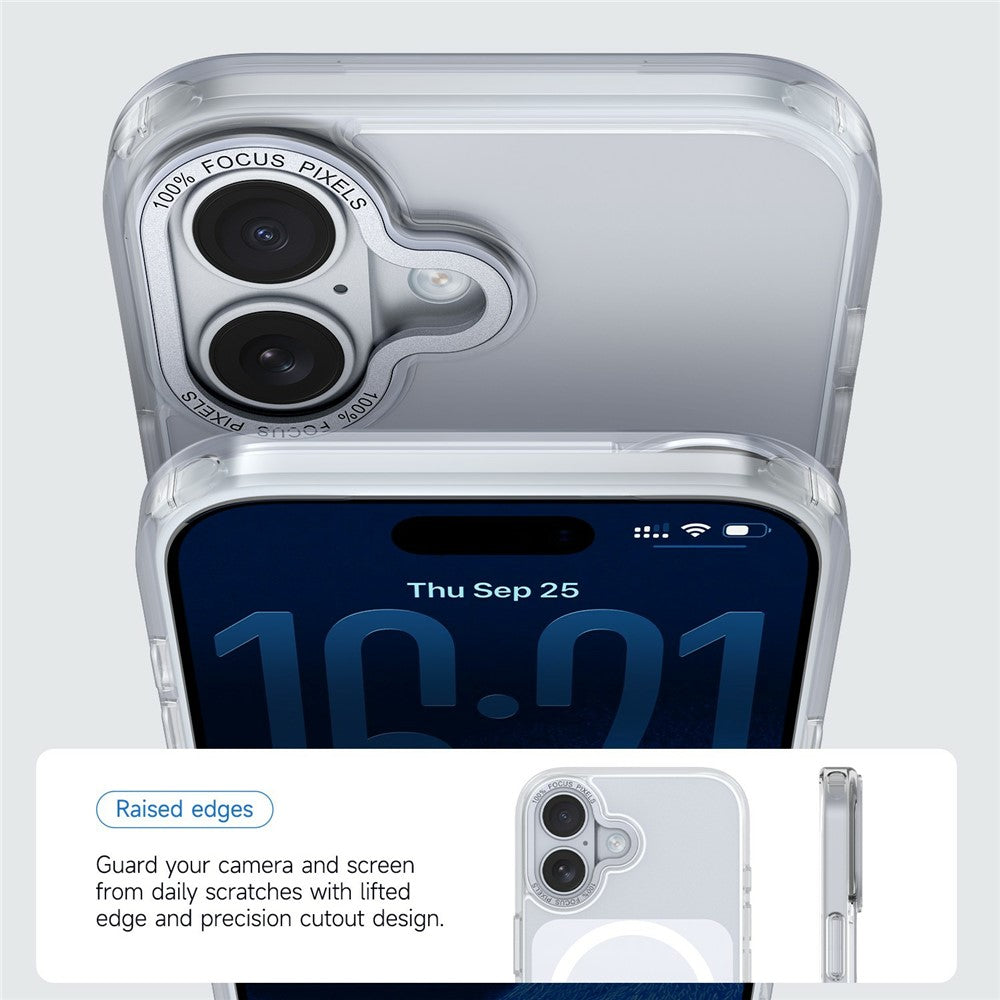Capa Magnetic Clear MagSafe para iPhone 17
