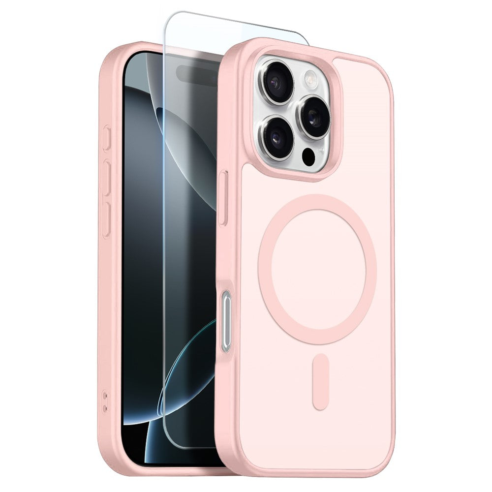 Capa NORTHJO Matte MagSafe com Vidro Temperado para iPhone 16 Pro