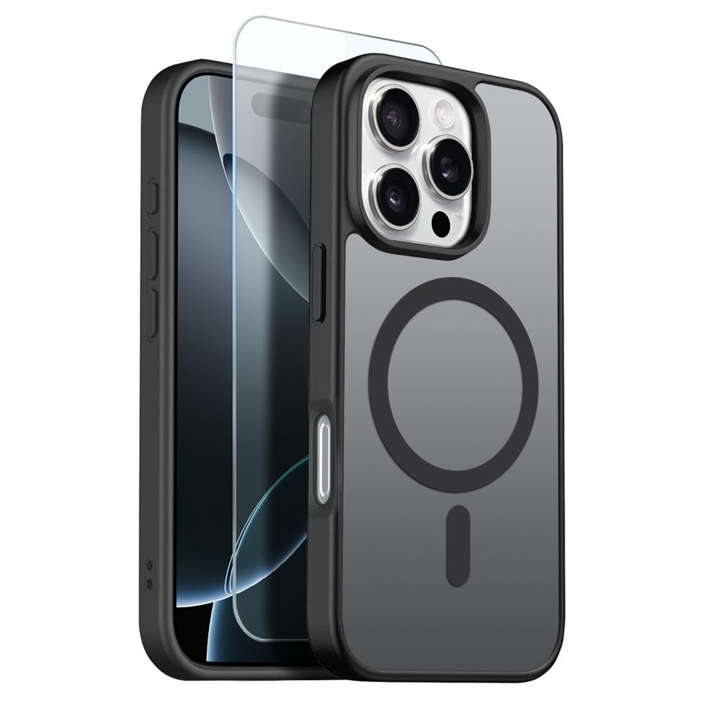 Capa NORTHJO Matte MagSafe com Vidro Temperado para iPhone 16 Pro