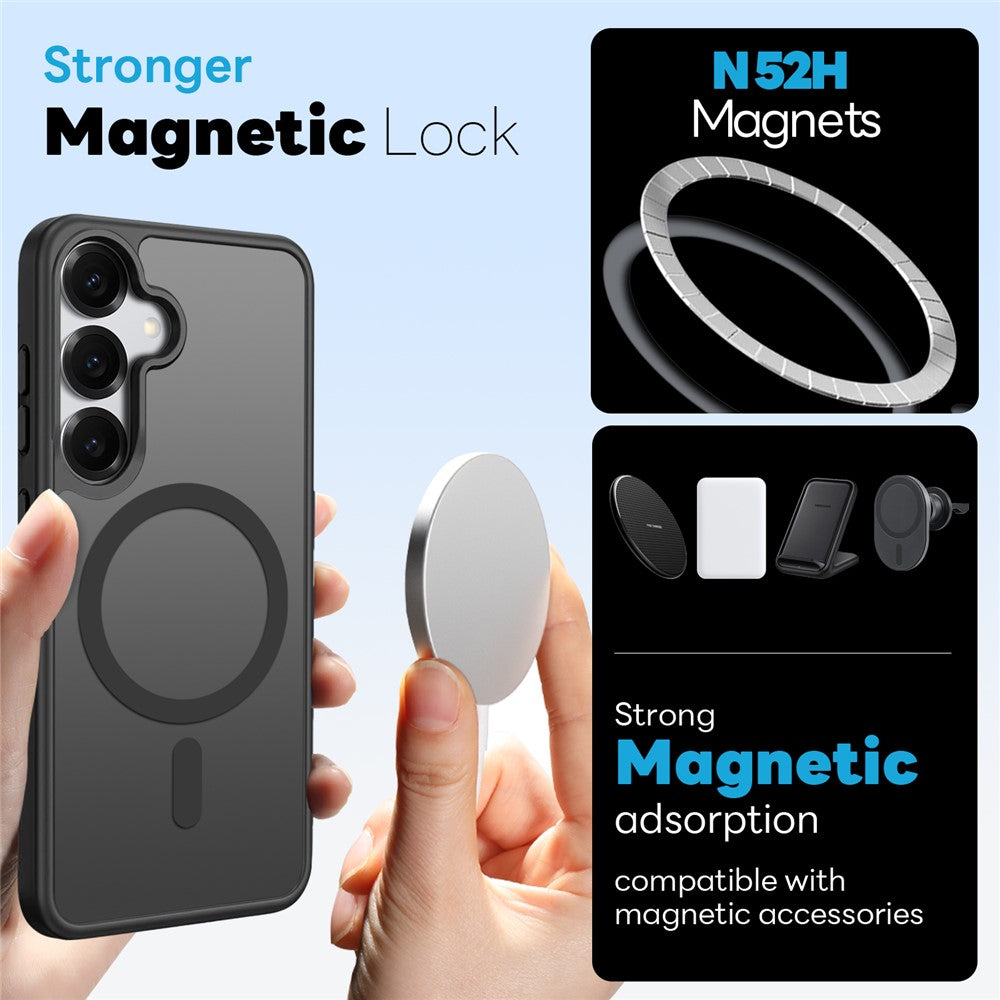 Capa NORTHJO Matte MagSafe com Vidro Temperado para Samsung S24