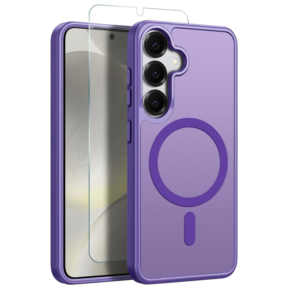 Capa NORTHJO Matte MagSafe com Vidro Temperado para Samsung S24